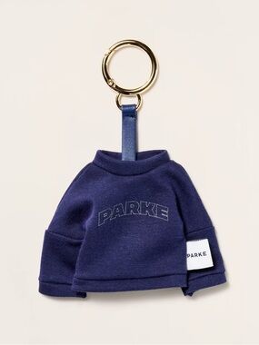 💙Mockneck Sweatshirt Keychain - Parke x Target Navy Blue NWT